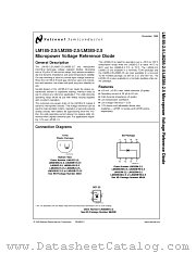 LM385AYZ-2.5 datasheet pdf National Semiconductor