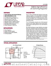 LT1370HVCT7 datasheet pdf Linear Technology