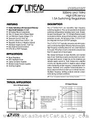 LT1372HVIN8 datasheet pdf Linear Technology