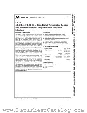 LM76CNM-3 datasheet pdf National Semiconductor