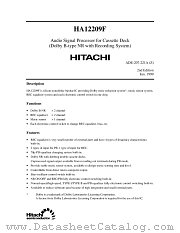 HA12209F datasheet pdf Hitachi Semiconductor