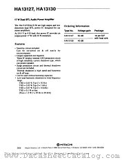 HA13130 datasheet pdf Hitachi Semiconductor