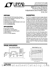 LT1117CM-3.3 datasheet pdf Linear Technology