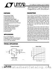 LT1129IS8 datasheet pdf Linear Technology