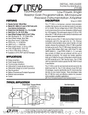 LT1168C datasheet pdf Linear Technology