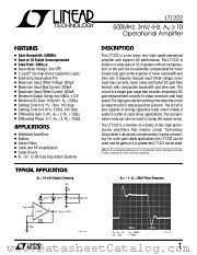 LT1222M datasheet pdf Linear Technology