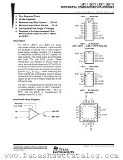 LM111J datasheet pdf Texas Instruments