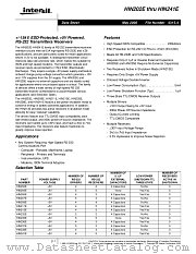 HIN232ECB datasheet pdf Intersil