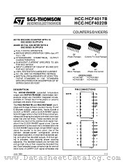 HCC4022BC1 datasheet pdf ST Microelectronics