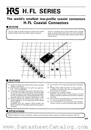 H.FL-1 datasheet pdf Hirose Electric
