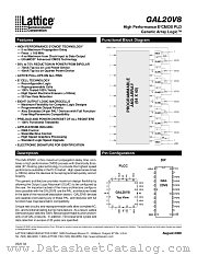 GAL20V8B-10LJ datasheet pdf Lattice Semiconductor