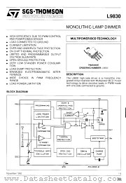 L9830 datasheet pdf ST Microelectronics