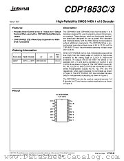 CDP1853C datasheet pdf Intersil