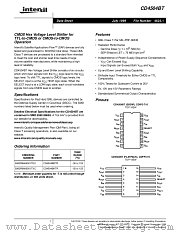 CD4504BT datasheet pdf Intersil