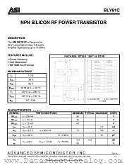 BLY91C datasheet pdf Advanced Semiconductor