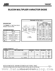 1N4387 datasheet pdf Advanced Semiconductor