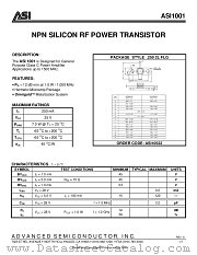 ASI10522 datasheet pdf Advanced Semiconductor