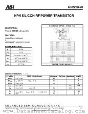 ASI10533 datasheet pdf Advanced Semiconductor