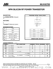 ASI10621 datasheet pdf Advanced Semiconductor
