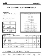 ASI10717 datasheet pdf Advanced Semiconductor