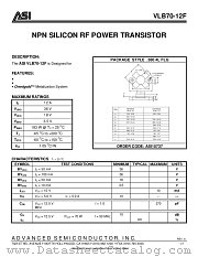 ASI10737 datasheet pdf Advanced Semiconductor