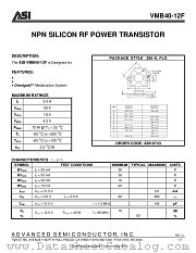 ASI10743 datasheet pdf Advanced Semiconductor