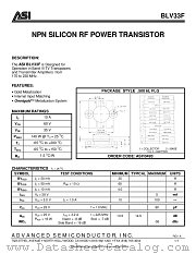 BLV33F datasheet pdf Advanced Semiconductor