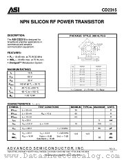 CD2315 datasheet pdf Advanced Semiconductor