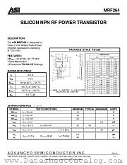 ASIMRF264 datasheet pdf Advanced Semiconductor
