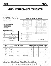 PT9701 datasheet pdf Advanced Semiconductor