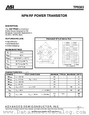 ASITP9383 datasheet pdf Advanced Semiconductor