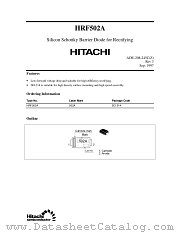 HRF502 datasheet pdf Hitachi Semiconductor