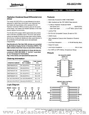 HS0-26C31RH-Q datasheet pdf Intersil