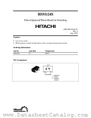 HSM124 datasheet pdf Hitachi Semiconductor