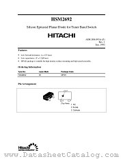 HSM2692 datasheet pdf Hitachi Semiconductor