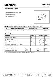 BAT14-03 datasheet pdf Siemens