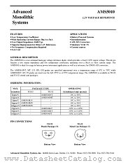 AMS5010KT datasheet pdf Advanced Monolithic Systems