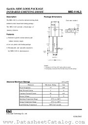MIE-114L3 datasheet pdf Unity Opto Technology
