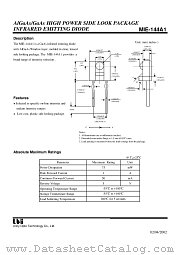 MIE-144A1 datasheet pdf Unity Opto Technology