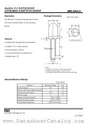MIE-524L3 datasheet pdf Unity Opto Technology