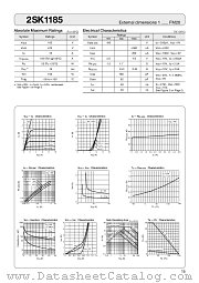 2SK1185 datasheet pdf Sanken