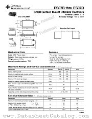 ES07D datasheet pdf General Semiconductor
