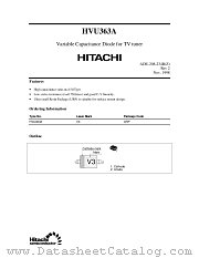 HVU363 datasheet pdf Hitachi Semiconductor