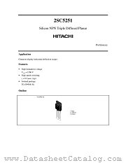 2SC5251 datasheet pdf Hitachi Semiconductor