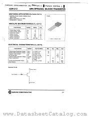 KSR1212 datasheet pdf Samsung Electronic