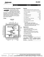 ISL3690 datasheet pdf Intersil