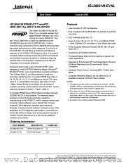 ISL38601M-CD datasheet pdf Intersil