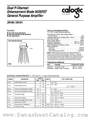 3N190-91 datasheet pdf Calogic