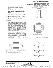 SN54LS07J datasheet pdf Texas Instruments