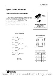 SL74HC02 datasheet pdf System Logic Semiconductor